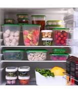 17 Pcs/set Sealed Crisper Refrigerator Plastic Food Storage Containers ! - $54.75 CAD