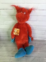 Dr Seuss Fox In Socks Character Plush Stuffed Animal Toy Doll Red Blue Socks NEW - £13.54 GBP