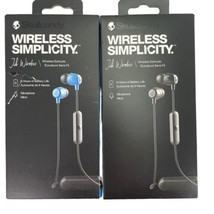 Skullcandy Jib Wireless Bluetooth Earbuds w/ Microphone Blue and Black Lot of 2 - £15.44 GBP
