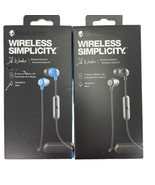 Skullcandy Jib Wireless Bluetooth Earbuds w/ Microphone Blue and Black L... - £15.19 GBP