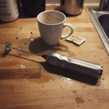 Electric Handheld Milk Frother for Coffee – Battery-Operated Drink Mixer... - $175.03 MXN