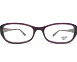 Anna Sui Eyeglasses Frames AS547-2 718 Purple Oval Full Rim 54-16-135 - $55.91