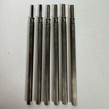Watchmakers Staking Tool Set Hexagonal Shanks Numbered 1 - 6 Antique - $110.98 CAD