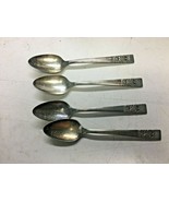 Community Coronation Silver teaspoon 6-1/8&quot; silver plated lot of 4 - $169.35 MXN