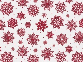 Lace Snowflake Christmas Tissue Paper 20x30&quot; Set of 12 - $7.43