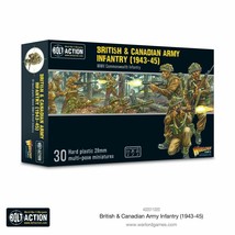 Warlord Games Bolt Action British &amp; Canadian Army infantry (1943-45) - £50.64 GBP