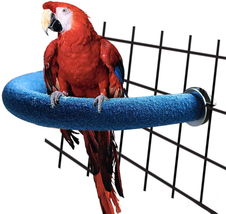 Rypet Parrot Perch Rough-Surfaced - Quartz Sands Bird Cage Perches for Medium to - £17.34 GBP