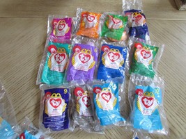 12 BEANIE BABIES 1998 MCDONALDS HAPPY MEAL TOYS SERIES 1-12 NEW BEANIE L... - £8.30 GBP