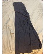 Zara Cinched Dress Floor Length Slit Strappy Size Small - $17.82