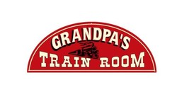 Grandpa's Train Room LASER CUT SIGN 18" X 7" - Trains,Grandpa, Dad, Man Cave, Gi - $48.00