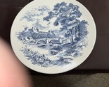 WEDGWOOD China 10” Dinner Plates COUNTRYSIDE BLUE - Vintage Transferware - £7.90 GBP
