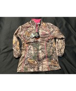 Realtree Pullover Camo Hunting Top Pink Trim Womens Medium NWT - $25.00