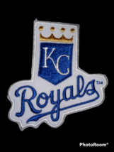 Kansas City Royals Jersey Patch Logo Size 3&quot;widex3.5&quot;tall - £4.50 GBP