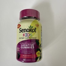 (1) Senokot Kids Supplement Laxative Gummies Mixed Berry 40 Gummies Exp:... - $13.29