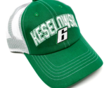 NASCAR #6 BRAD KESELOWSKI GREEN WHITE CURVED BILL MESH TRUCKER SNAPBACK ... - $21.80