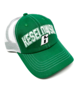 NASCAR #6 BRAD KESELOWSKI GREEN WHITE CURVED BILL MESH TRUCKER SNAPBACK ... - £17.14 GBP