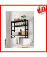 Stylish Wall-Mounted 3-Tier Bamboo Bathroom Organizer - Fits Small Spaces - €27,11 EUR