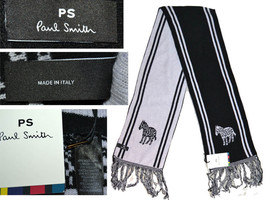 Paul Smith Men&#39;s Scarf With Cashmere Made In Italy PS34 T1G - £95.90 GBP