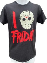 Friday the 13th Jason Voorhees I Love Friday Black T-shirt NEW Official ... - £14.75 GBP