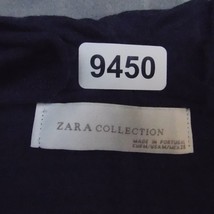 Zara Shirt Womens Medium Green Lightweight Casual Dolman 3/4 Sleeve Cowl Neck - £17.89 GBP