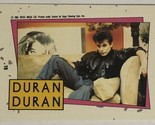 Duran Duran Trading Card Sticker 1985 #19 - $1.97