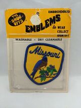 Embroidered Emblems Twil Eastern Bluebird Missouri Patch - $7.86