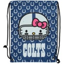 NFL Indianapolis Colts Hello Kitty Backsack NEW - £11.53 GBP