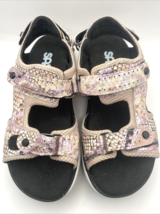 SAS Women&#39;s 2110144 2 Snakeskin Sport Pink Embark Sandal Size 7W - $94.99