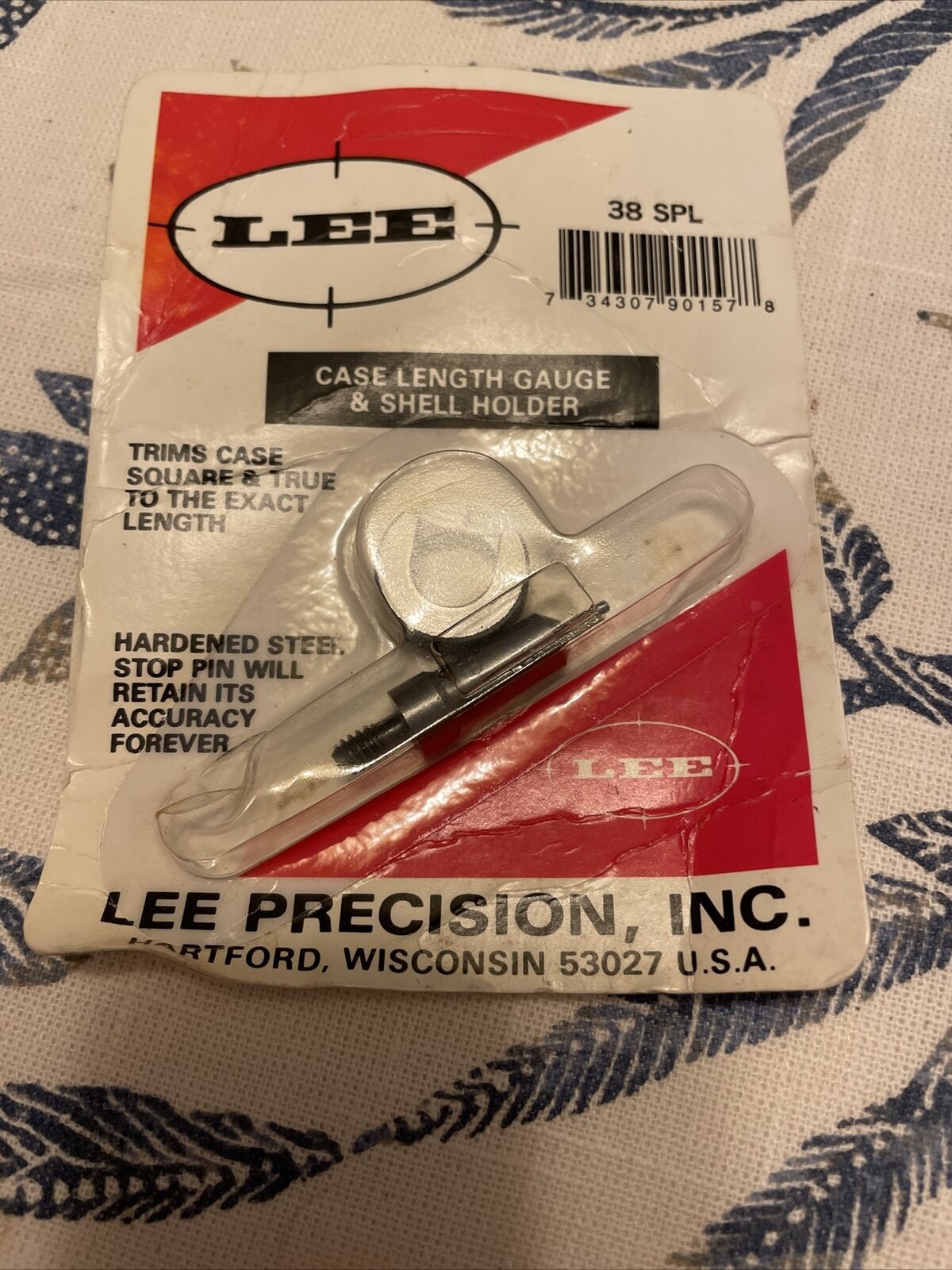 Lee Reloading Case Length Gauge &amp; Shell Holder 38 Special 90157 - $39.48
