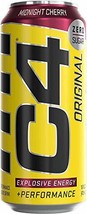 C4 Original On the Go Carbonated Explosive Energy Drink Midnight Cherry,... - £21.32 GBP