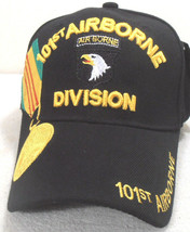 US Army 101st Airborne Division w/Viet Nam metal on a black ball cap - £15.73 GBP