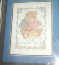 Love Bears All Things Sampler by Tulip Colorpoint Paintstitching  Bucilla 63856 - £15.72 GBP