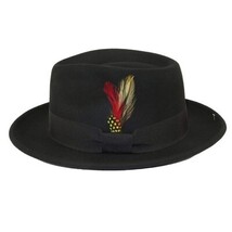 Men's Broner Wool Hat Classic Soft Fedora STREETWISE 73-041 Black image 4