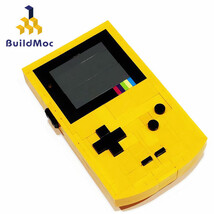 Game MOC Boy Color Building Block Set Yellow Console Collection Gift Bri... - $22.76