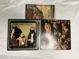 Vintage Jethro Tull LP Vinyl Lot of 3 Heavy Horses Aqualung This Was - £23.35 GBP