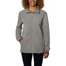 Hang Ten Womens Water Repellant Hybrid Jacket,Size X-Small,Gray - £47.48 GBP