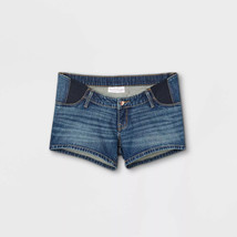 Side Panel Midi Maternity Jean Shorts Isabel Maternity by Ingrid &amp; Isabe... - $11.19