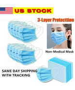 50Pcs/Pack Disposable 3 Ply Face Mask with retail box Sent out soon USA ... - $311.56 MXN