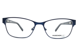 Marchon NYC Kids Eyeglasses Frames M-7002 403 Blue Cat Eye Full Rim 50-15-130 - £38.22 GBP