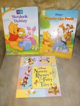2 Disney Winnie The Pooh Hardcovers &amp; Nursery Rhymes &amp; Fairy Tales Kids Children - £26.10 GBP