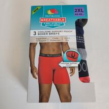 Fruit of the Loom Men&#39;s Breathable Coolzone Mesh Boxer Briefs 3-Pack: 2XL - $307.56 MXN