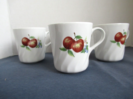 Corelle Coordinates set of 4  mugs cups fruit chutney abundance swirl Stoneware - $16.61