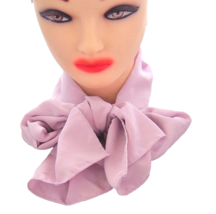 Vintage Scarf Women&#39;s Purple Skinny Neck or headscarf retro mod - £9.63 GBP