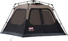 Coleman 4-Person Cabin Camping Tent with Instant Setup, 1 Room, Gray - $94.05