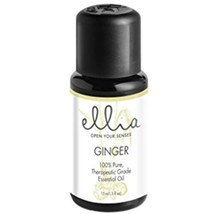 Ellia, Essential Oil, Ginger 15mL | 100% Pure, Therapeutic Grade Aromatherapy - £17.96 GBP