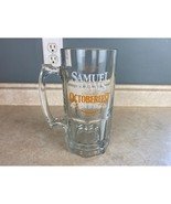 Samuel Adams Octoberfest Raise The Stein 34 Fluid Ounce Beer Stein Glass... - £9.87 GBP