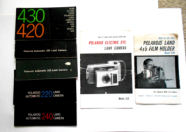Vintage Polaroid Land Camera Manuals Lot of 7 - £11.67 GBP