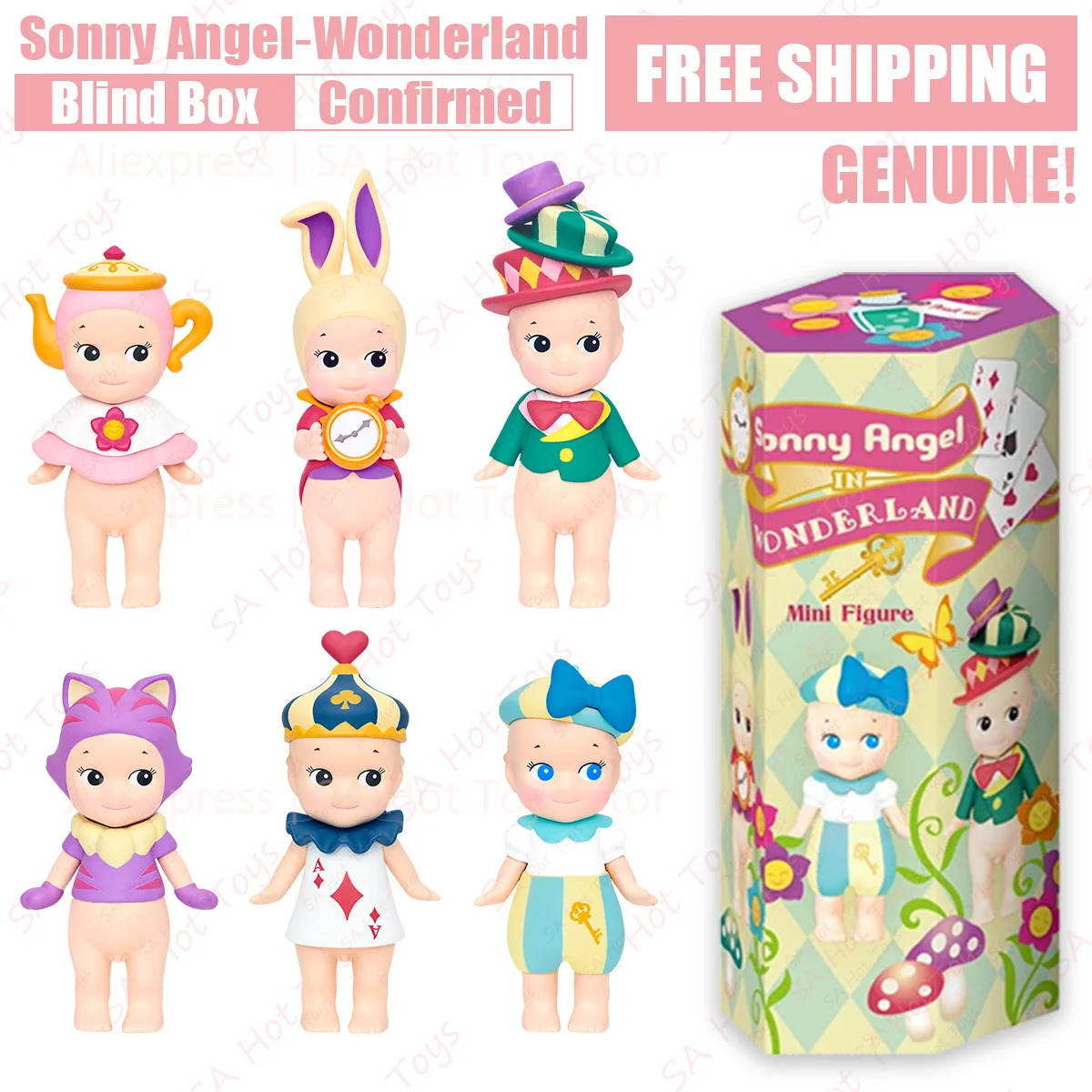 Sonny Angel Wonderland Blind Box Confirmed style Genuine Cute Doll telep... - $22.99+
