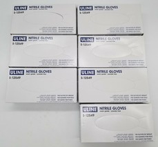 One(1) Box of 100 Uline Medium S-12549 Nitrile Gloves Exam Grade Powder ... - £14.86 GBP