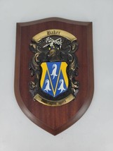Baker Family Name Coat Of Arms, Armorial Crest, Wall Plaque, Heraldry VTG Rare - £29.29 GBP